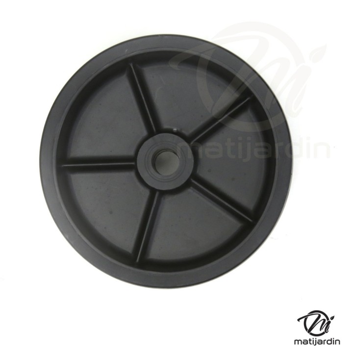 Roue de plateau de coupe pour Bolens N° 1737807, Gilson N°208736, Lawn Boy N° 702804. Ø 150 x 50 mm