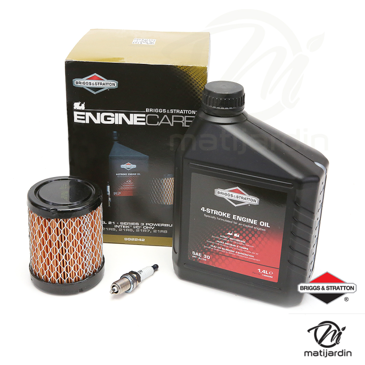 Kit entretien origine pour moteur Briggs et Stratton modèles 21, 21R5, 21R6, 21R7, 21R8, et séries 3 powerbuilt intek I/C OHV