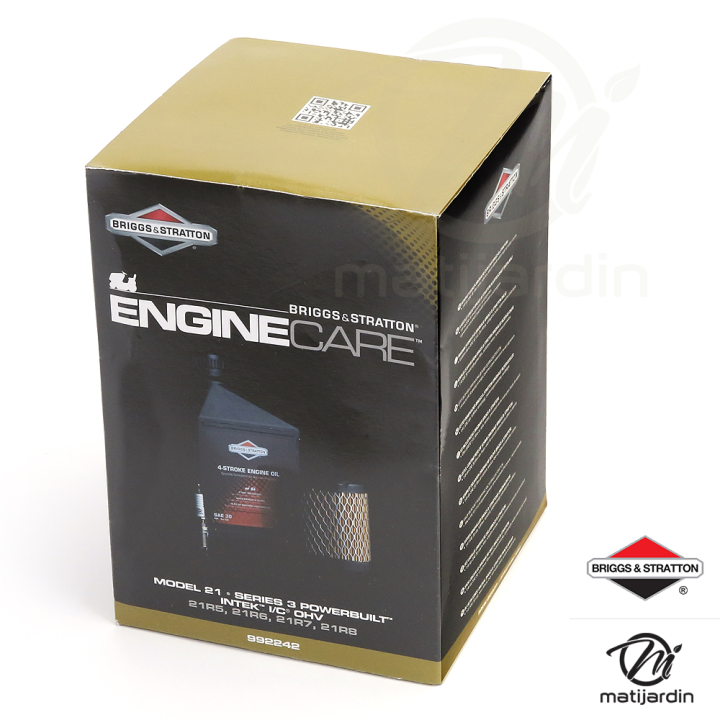 Kit entretien origine pour moteur Briggs et Stratton modèles 21, 21R5, 21R6, 21R7, 21R8, et séries 3 powerbuilt intek I/C OHV