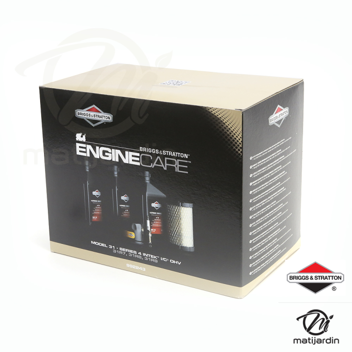 Kit entretien origine pour moteur Briggs et Stratton modèles 31, 31R7, 31R8, 31R9 et séries 4 intek I/C OHV