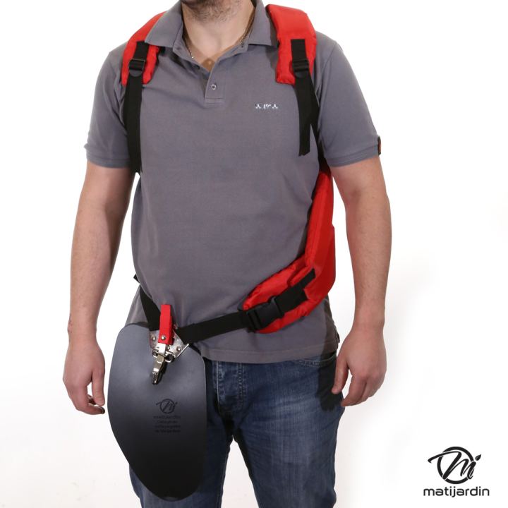 Harnais universel pour débroussailleuse. Confort professionnel