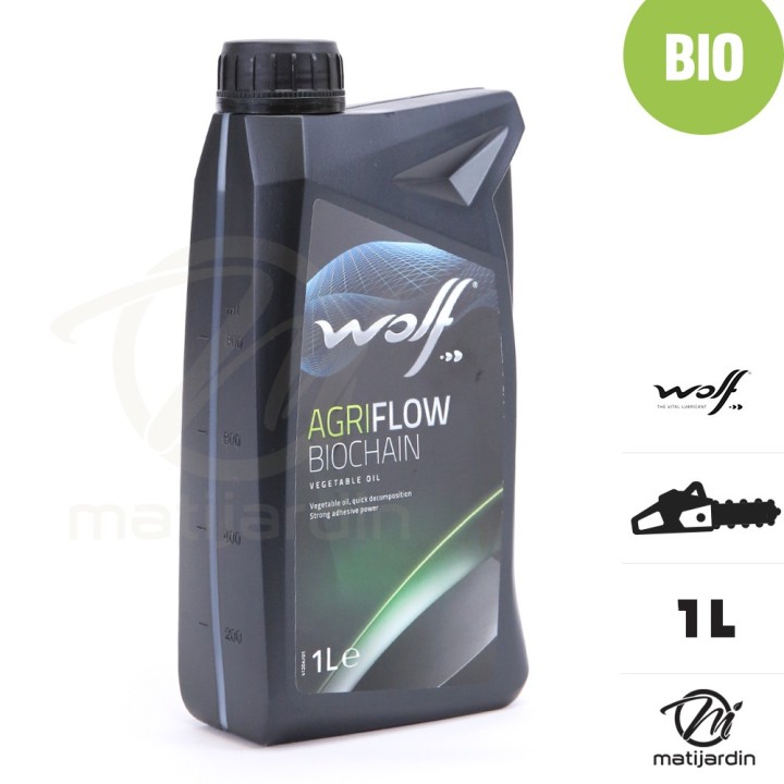 Bidon de 1L d'Huile de chaîne Biodégradable