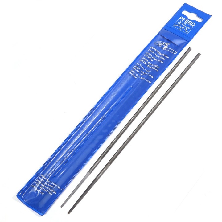 2 limes D. 4mm Pferd pour affutage chaîne de tronçonneuse