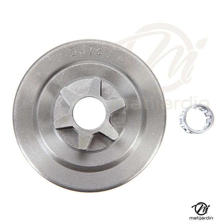 Pignon 6 dents 3/8"LP étoile pour tronçonneuse Dolmar