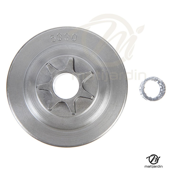 Pignon tronçonneuse étoile 0,325". 7 dents. Pour Husqvarna