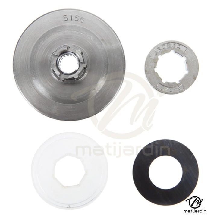 Pignon tronçonneuse à bague 3/8". 7 dents. HUSQVARNA