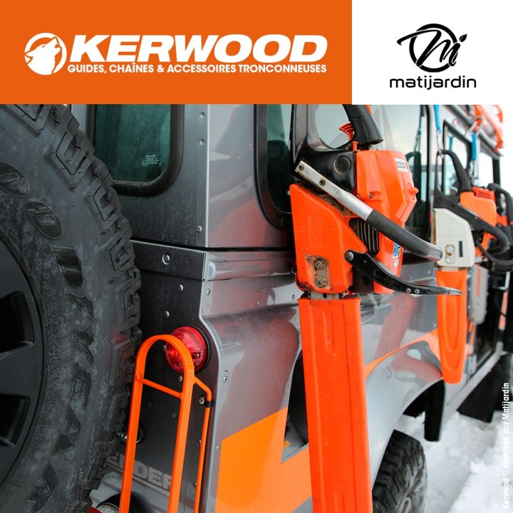 Chaîne Kerwood pour tronçonneuse .325" 1,3 mm. Rouleau 25 pieds. Gouge demi carrée