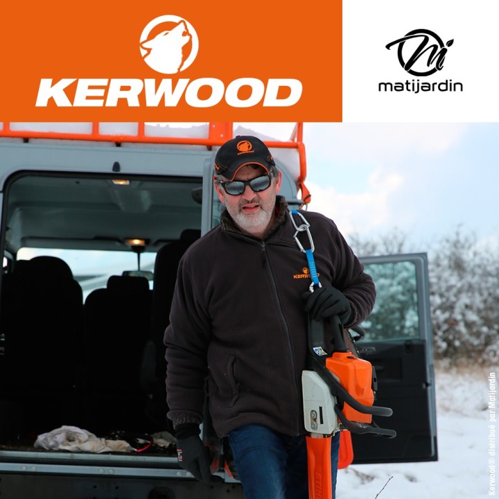 Chaîne Kerwood pour tronçonneuse .325" 1,3 mm. Rouleau 100 pieds. Gouge demi carrée