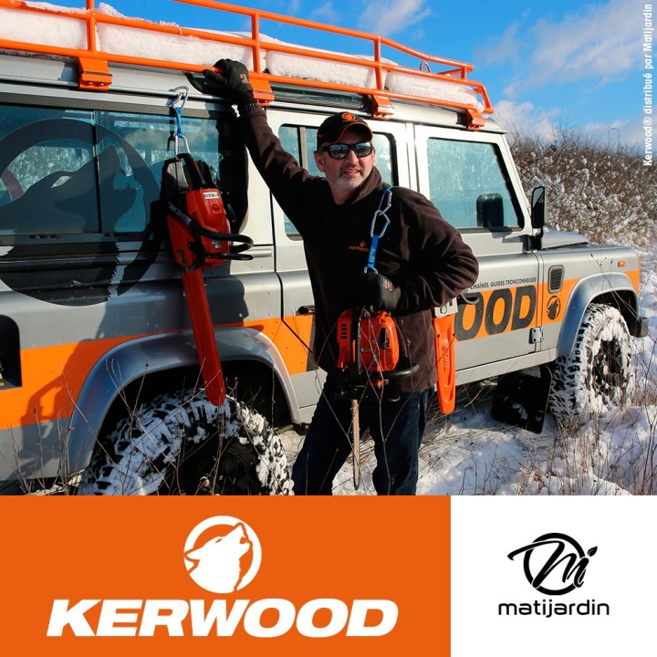 Chaîne Kerwood pour tronçonneuse .325" 1,5 mm. 67 maillons. Gouge demi carrée