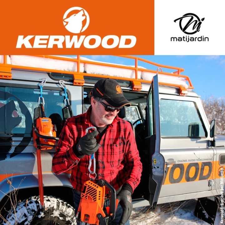 Chaîne Kerwood pour tronçonneuse .325" 1,5 mm. Rouleau 100 pieds. Gouge demi carrée