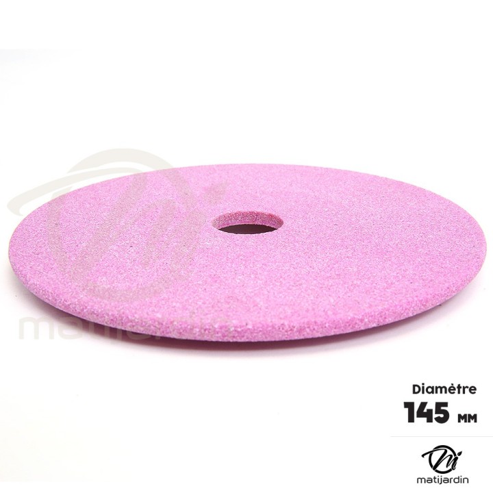 Meule d'affûtage chaîne tronçonneuse 3/8" et .404" Ø 145 mm. Epaisseur 4,5 mm