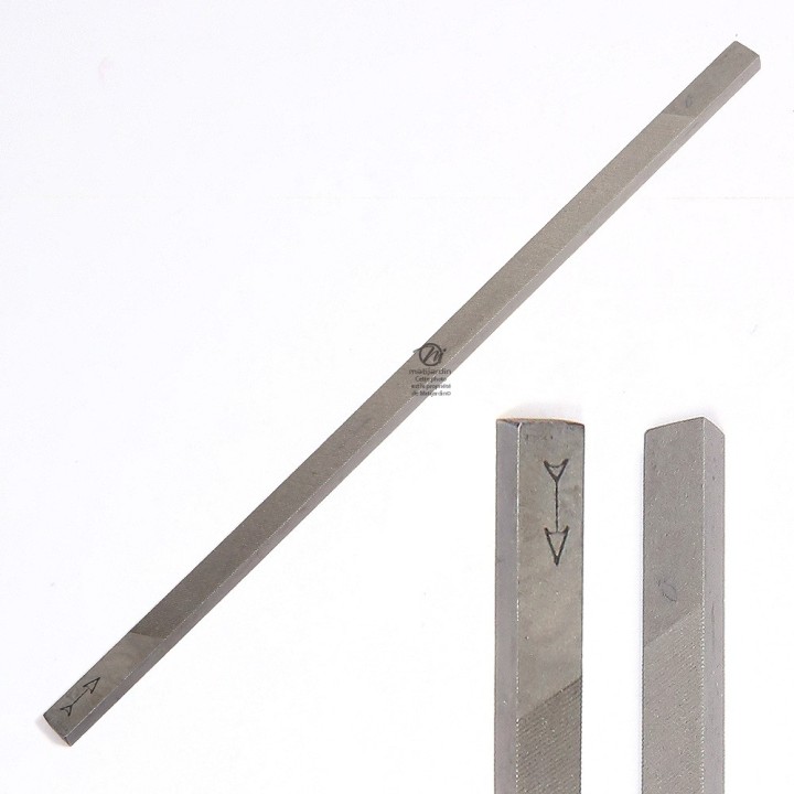 Lime d'affûtage de chaîne Pferd. 7 x 4,5 mm. Longueur 200 mm