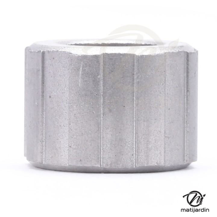 Bague d'adaptation pour poulies. Diamètre intérieur 12,7 mm. Diamètre extérieur 17,5 mm. Hauteur 12,7 mm