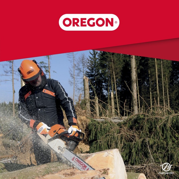 Chaîne Oregon pour tronçonneuse .325" 1,6 mm. Rouleau 25 pieds. Gouge profil demi rond