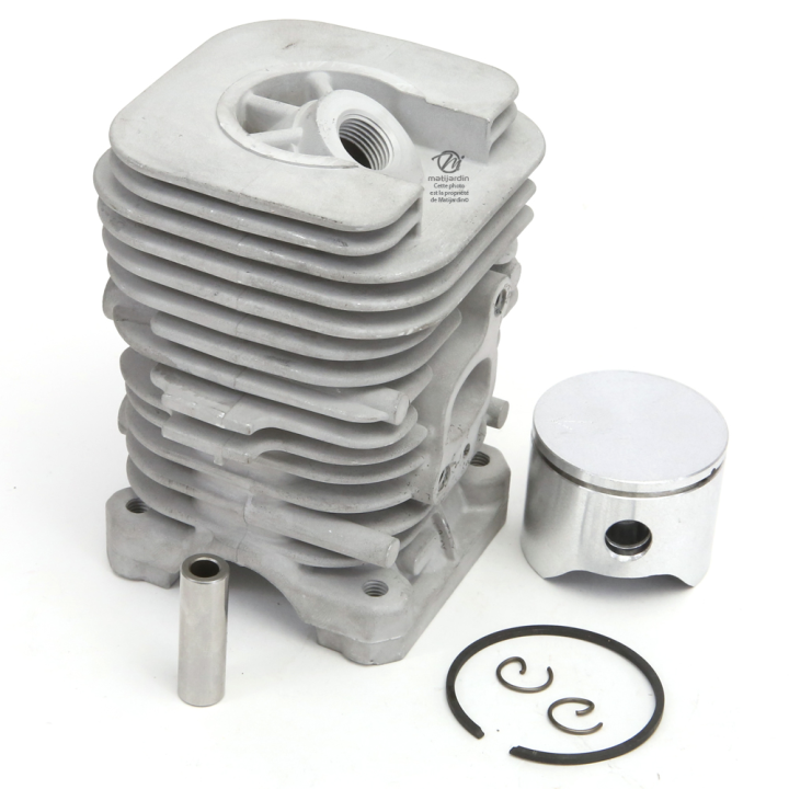 Cylindre piston adaptable pour tronçonneuse Husqvarna 351. Ø 43 mm