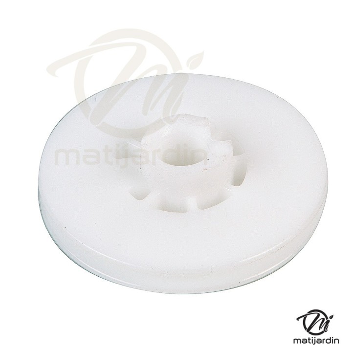 Poulie de lanceur pour tronçonneuse Husqvarna 340, 345, 350. N° origine 5370925-01 et 5038763-01