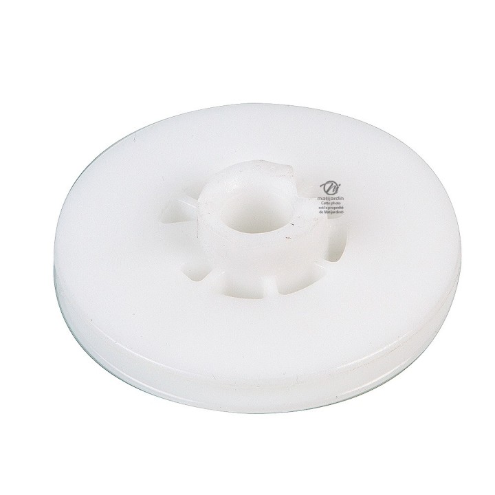 Poulie de lanceur pour tronçonneuse Husqvarna 340, 345, 350. N° origine 5370925-01 et 5038763-01