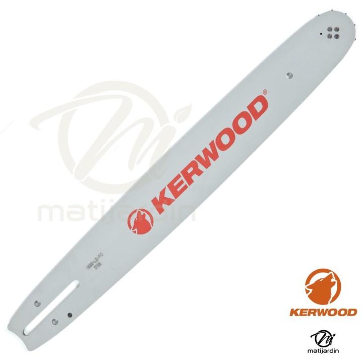 Guide tronçonneuse Kerwood 40 cm .325" 1,5 mm. 66 maillons. 16C3KSWA