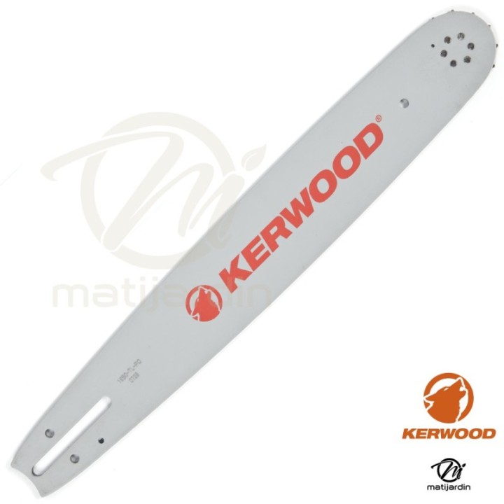 Guide tronçonneuse Kerwood 40 cm .325" 1,3 mm. 66 maillons. 16C2KLWA