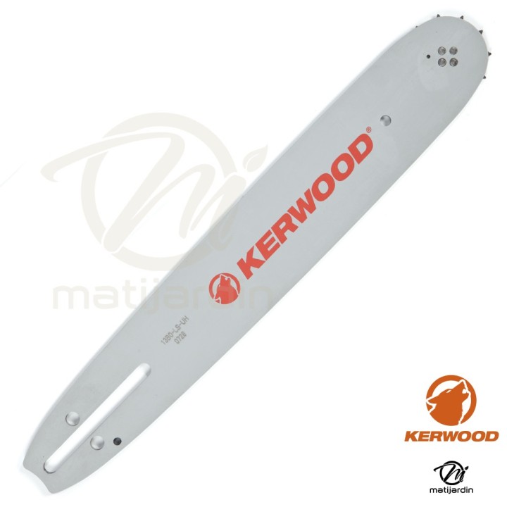 Guide tronçonneuse Kerwood 33 cm .325 1,3 mm. 56 maillons. 13C2KSWB