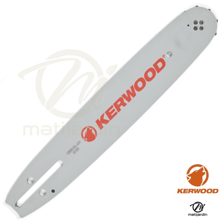 Guide tronçonneuse Kerwood 30 cm 3/8" LP. 1,3 mm. 45 maillons. 12B2KCWB