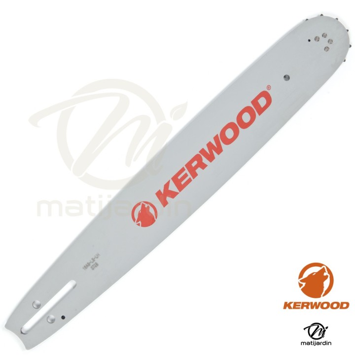 Guide tronçonneuse Kerwood 40 cm 3/8" 1,5 mm. 59 maillons. 16A3KSWB