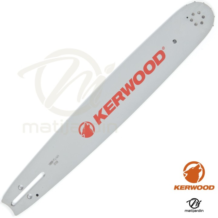 Guide tronçonneuse Kerwood 40 cm .325" 1,5 mm. 66 maillons. 16C3KLWB