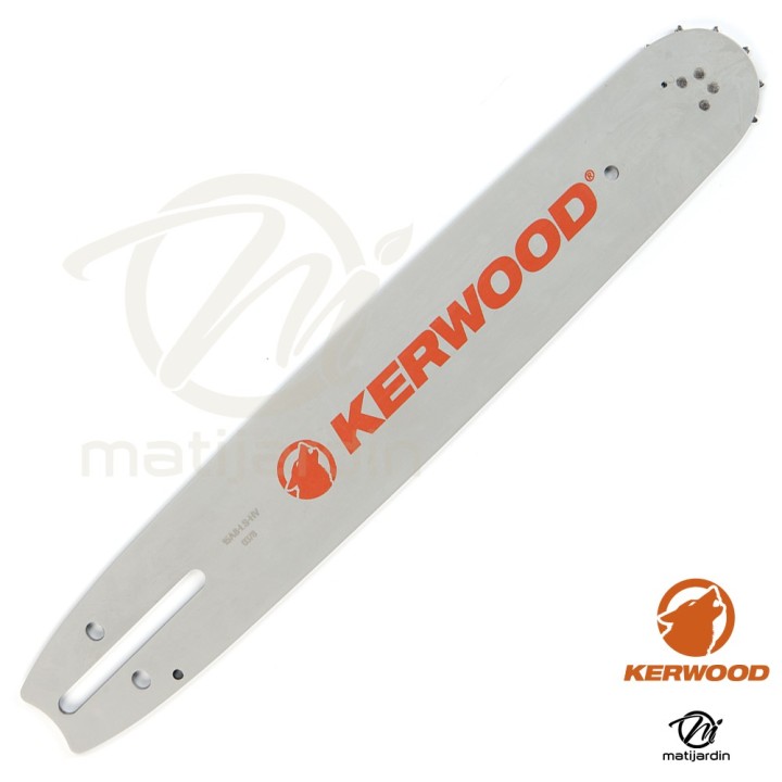 Guide tronçonneuse Kerwood 38 cm 3/8" 1,5 mm. 56 maillons. 15A3KSWC