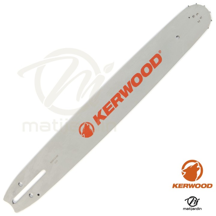 Guide tronçonneuse Kerwood 45 cm 3/8" 1,5 mm. 68 maillons. 18A3KSWC