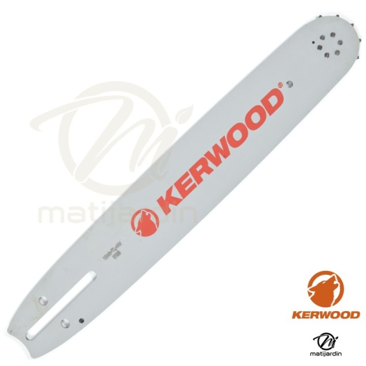 Guide tronçonneuse Kerwood 38 cm 3/8" 1,5 mm. 56 maillons. 15A3KLWC