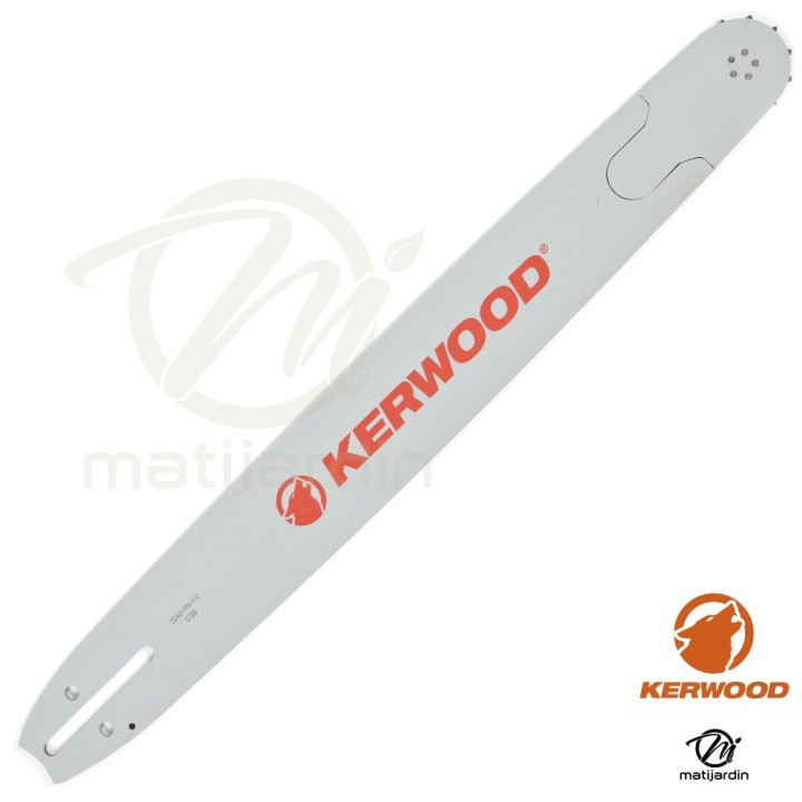 Guide tronçonneuse Kerwood 55 cm 3/8" 1,5 mm. 76 maillons. 22A3KNWC