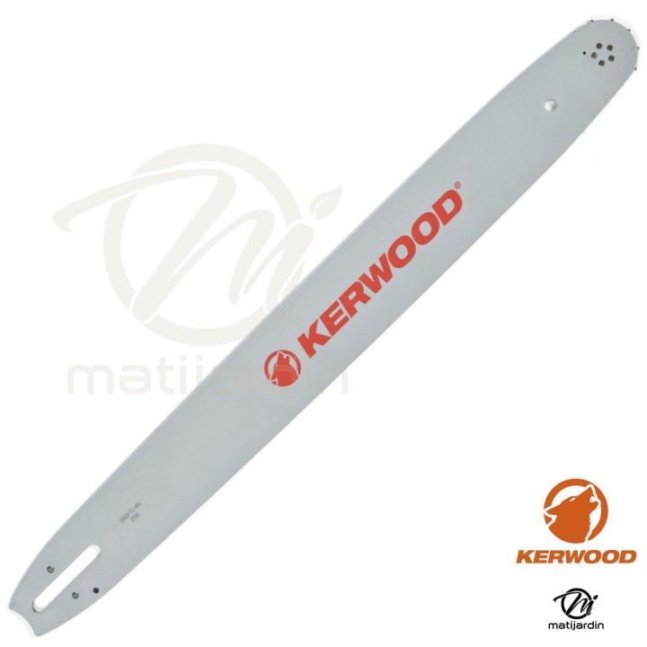 Guide tronçonneuse Kerwood 63,50 cm 3/8" 1,6 mm. 84 maillons. 25A4KLWE