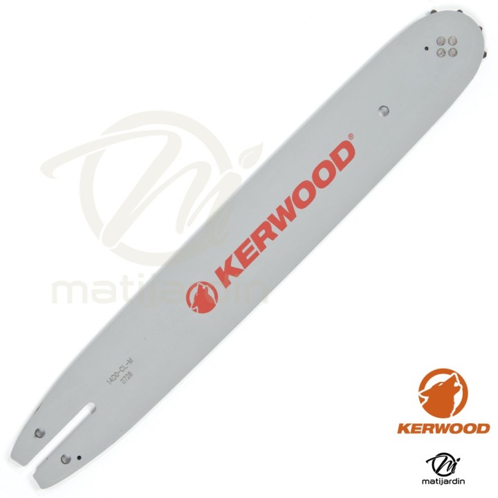 Guide tronçonneuse Kerwood 35 cm 3/8" LP. 1,3 mm. 49 maillons. 14B2KCWG