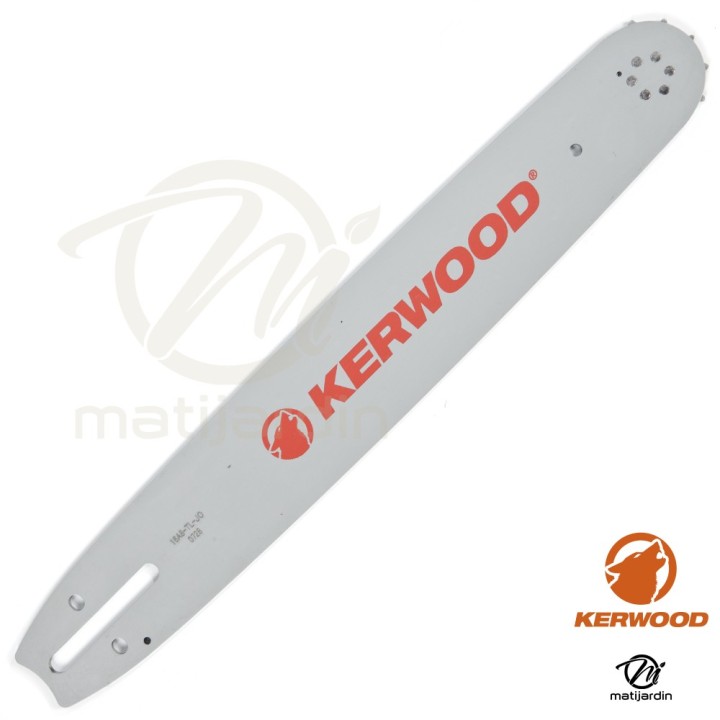 Guide tronçonneuse Kerwood 40 cm 3/8" 1,5 mm. 60 maillons. 16A3KLWJ