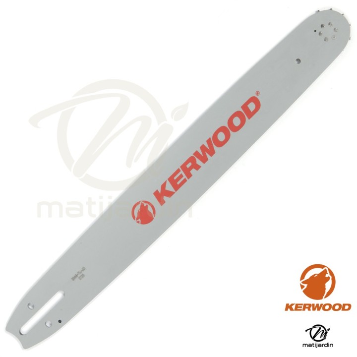 Guide tronçonneuse Kerwood 50 cm 3/8" 1,5 mm. 72 maillons. 20A3KLWJ