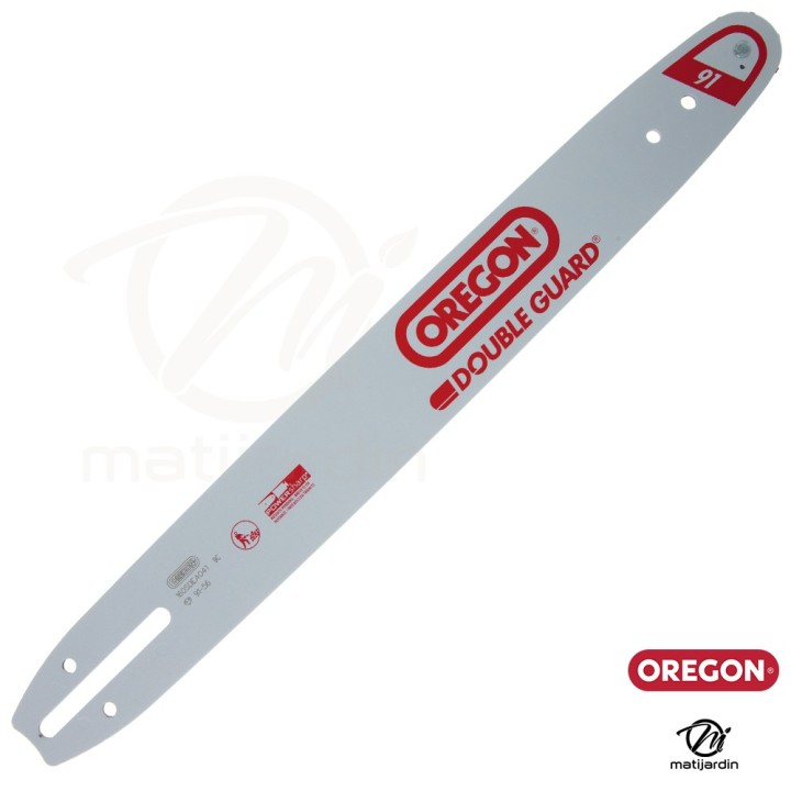 Guide tronçonneuse Oregon 40 cm. 3/8"LP 1,3 mm 56 maillons 160SDEA041 DB Guard