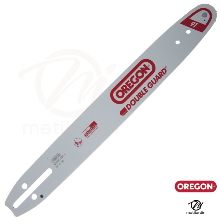 Guide tronçonneuse Oregon 35 cm. 3/8"LP 1,3 mm 52 maillons 140SDEA095 DB Guard