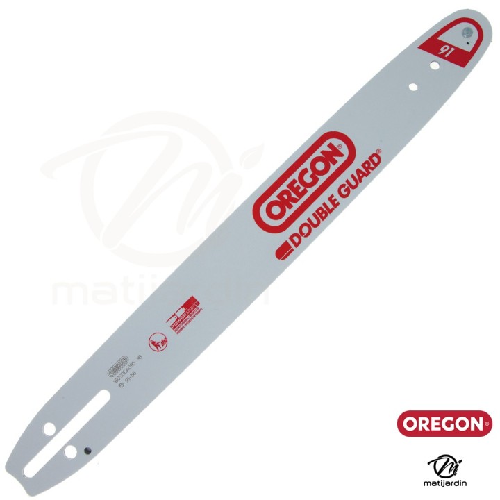 Guide tronçonneuse Oregon 40 cm. 3/8"LP 1,3 mm 56 maillons 160SDEA095 DB Guard