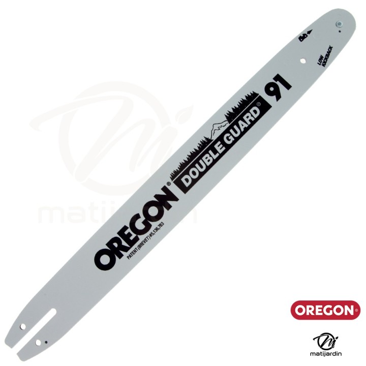 Guide tronçonneuse Oregon 45 cm. 3/8" 1,3 mm 60 maillons 180SDEA318 DB Guard