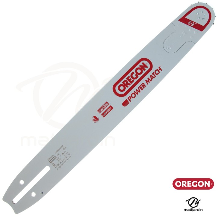 Guide tronçonneuse Oregon 45 cm. 3/8" 1,5 mm 68 maillons 188RNDD009 Power Match