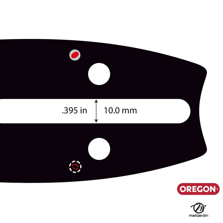 Guide tronçonneuse Oregon 50 cm. 3/8" 1,5 mm 72 maillons 208ATMD024 Hard Nose
