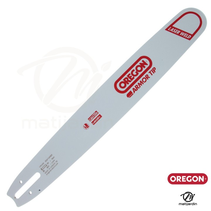 Guide tronçonneuse Oregon 50 cm. 3/8" 1,6 mm 72 maillons 203ATMD025 Hard Nose