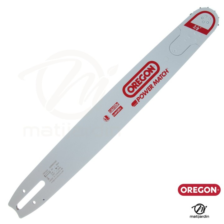 Guide tronçonneuse Oregon 50 cm. 3/8" 1,6 mm 72 maillons 203RNDD025 Power Match