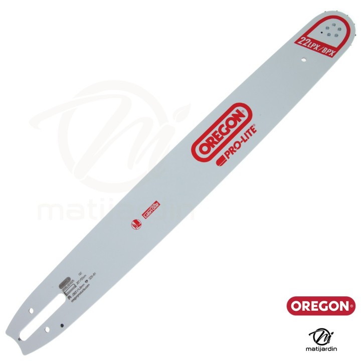 Guide tronçonneuse Oregon 50 cm. .325" 1,6 mm 81 maillons 203SLGD025 Pro Lite