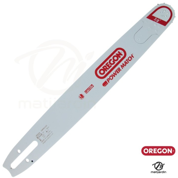 Guide tronçonneuse Oregon 50 cm. 3/8" 1,5 mm 72 maillons 208RNDD033 Power Match