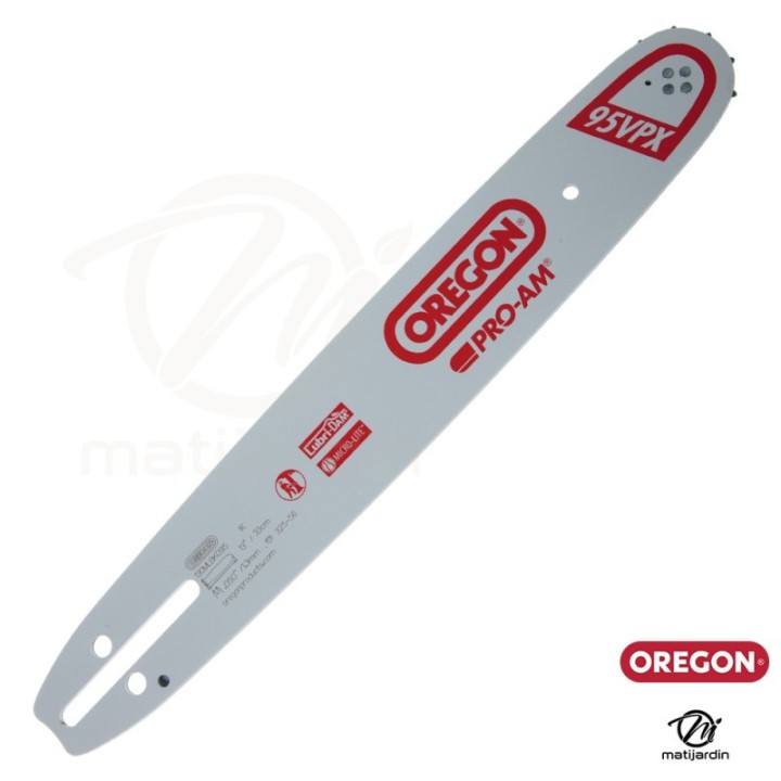 Guide tronçonneuse Oregon 33 cm. .325" 1,3 mm 56 maillons 130MLBK095 Micro Lite