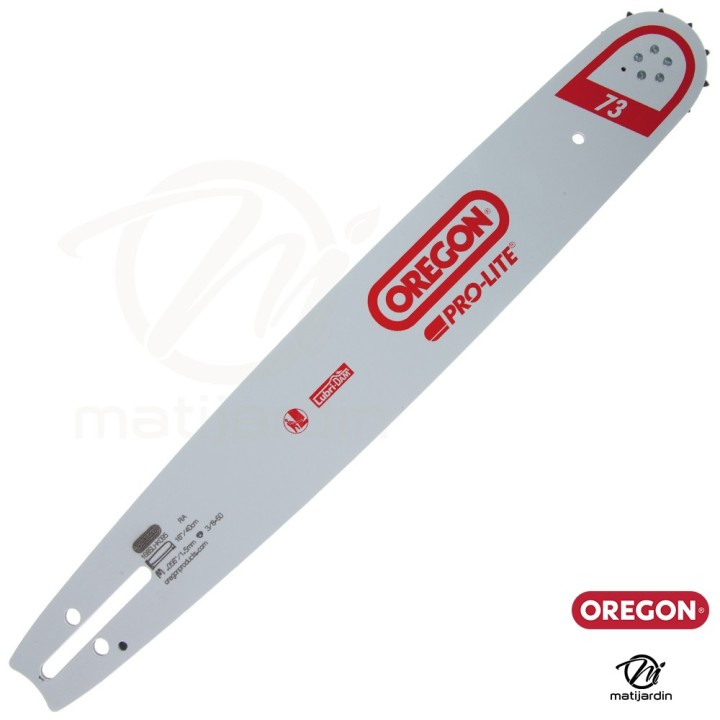 Guide tronçonneuse Oregon 40 cm. 3/8" 1,5 mm 60 maillons 168SLHK095 Pro Lite