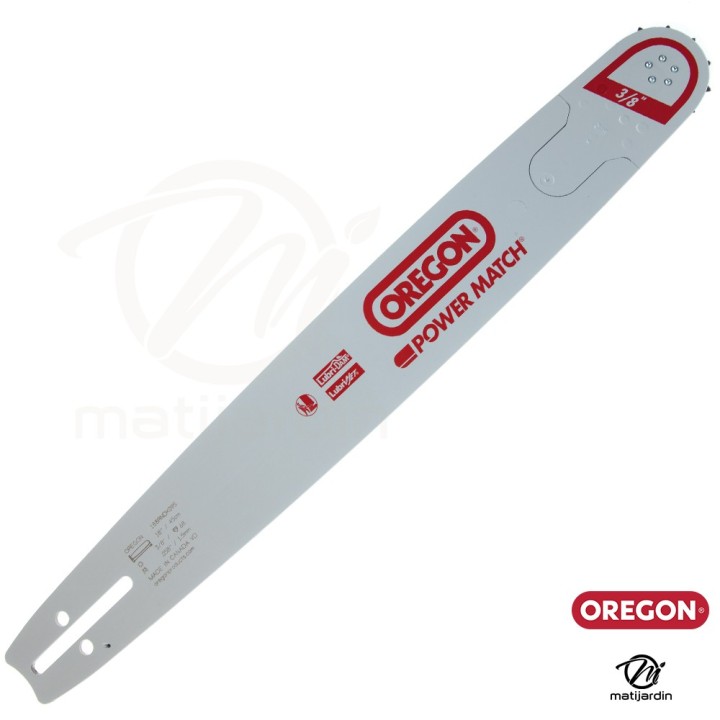 Guide tronçonneuse Oregon 45 cm. 3/8" 1,5 mm 68 maillons 188RNDK095 Power Match