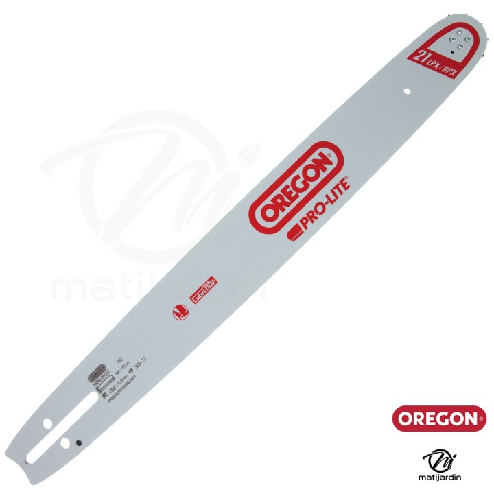 Guide tronçonneuse Oregon 45 cm. .325" 1,5 mm 72 maillons 188SLBK095 Pro Lite