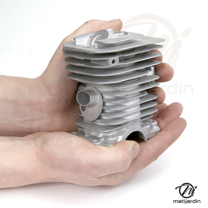 Cylindre piston adaptable pour tronçonneuse Husqvarna 142. Diamètre 40 mm